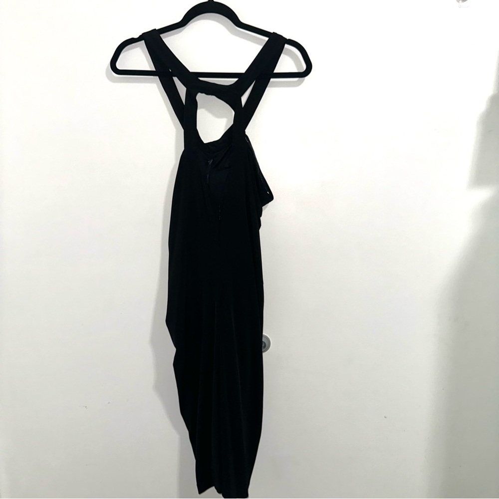 🌷5/$20 Calvin Klein Black Ruched Mini Dress - Picture 7 of 8